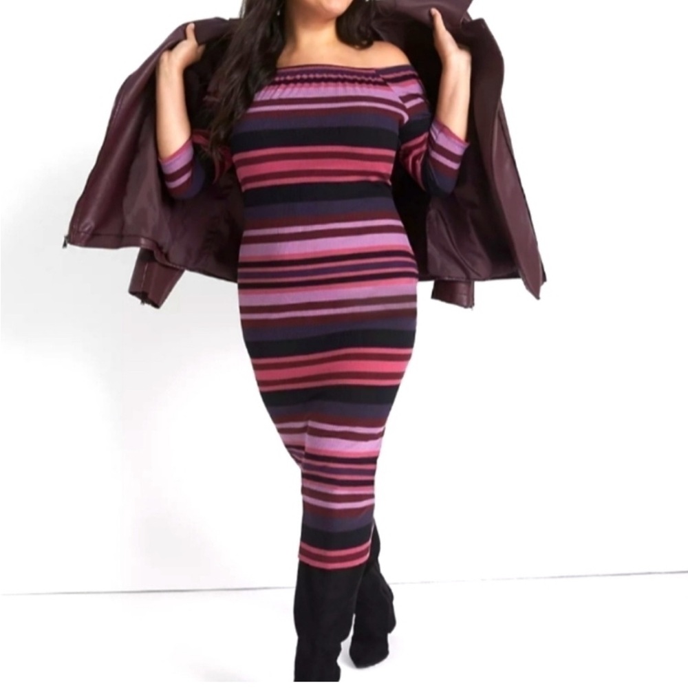 Lane Bryant NWT Bodycon Off the Shoulder Dress